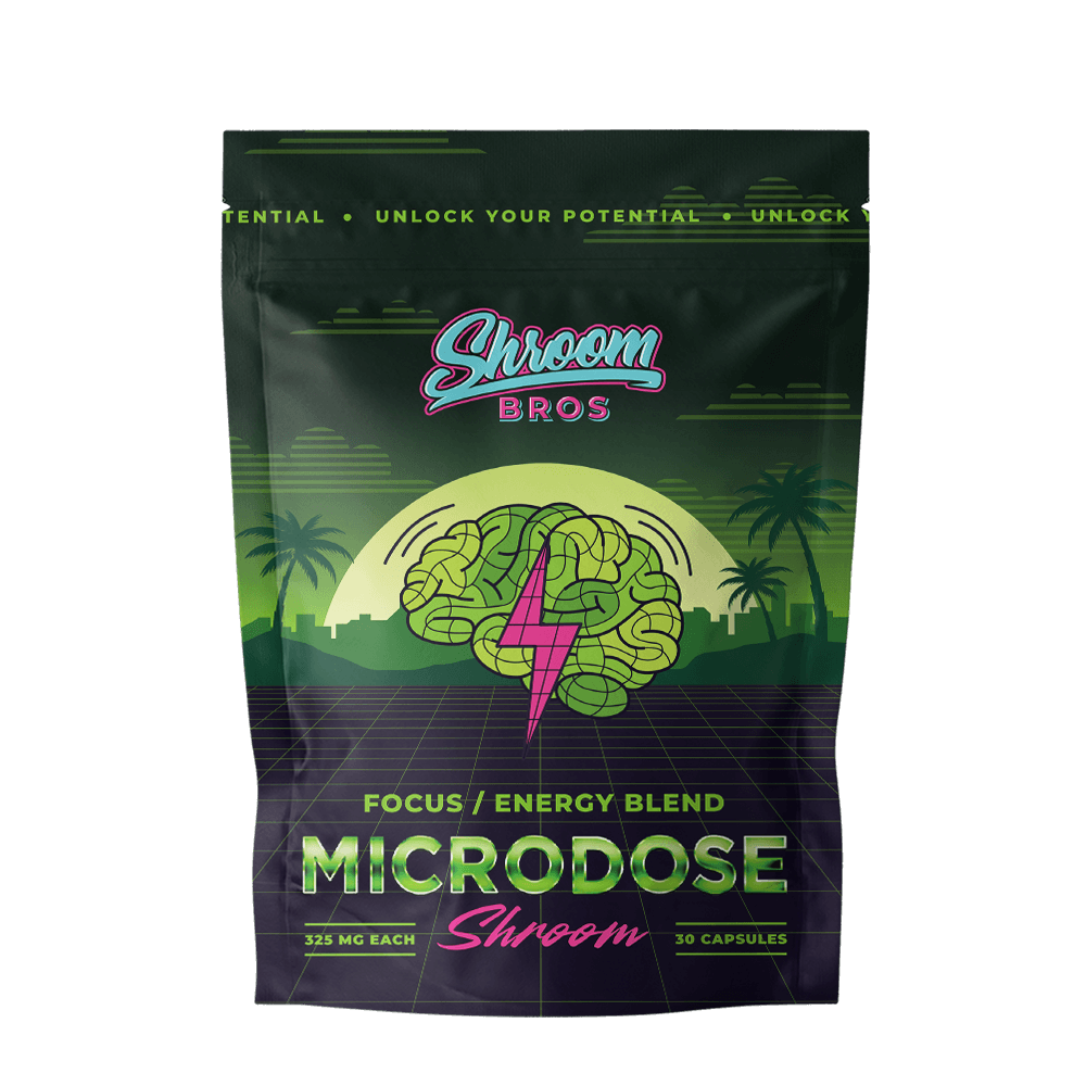 Magic Mushroom Microdose Capsules – (Focus/Energy)
